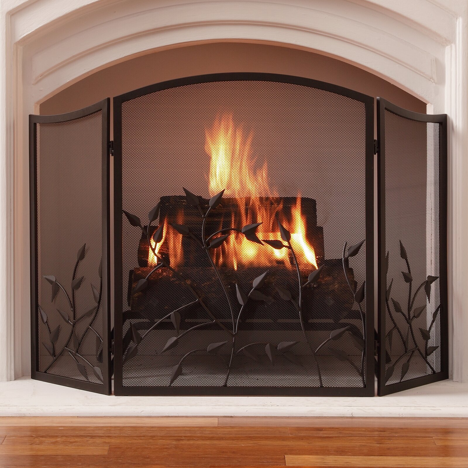 Branch Design Fireplace Screen