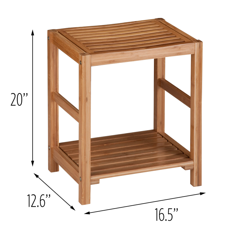 Branstetter 16.6'' W Bamboo Shower Bench