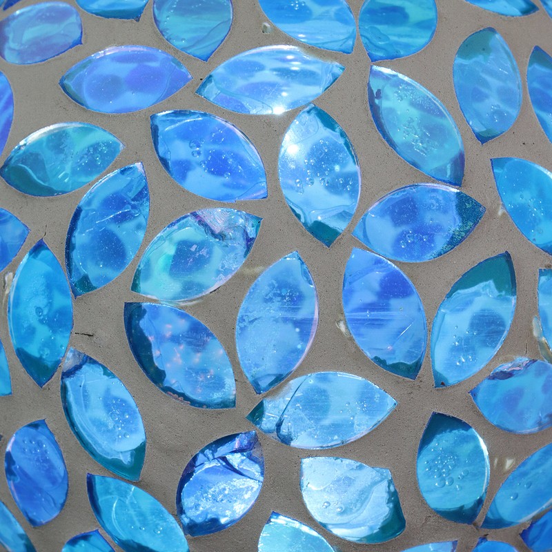 Bray Solar Mosaic Glass Ball Garden Stake