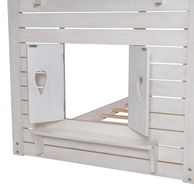 Brenner Twin Over Twin Solid Wood Standard Bunk Bed by Harper Orchard