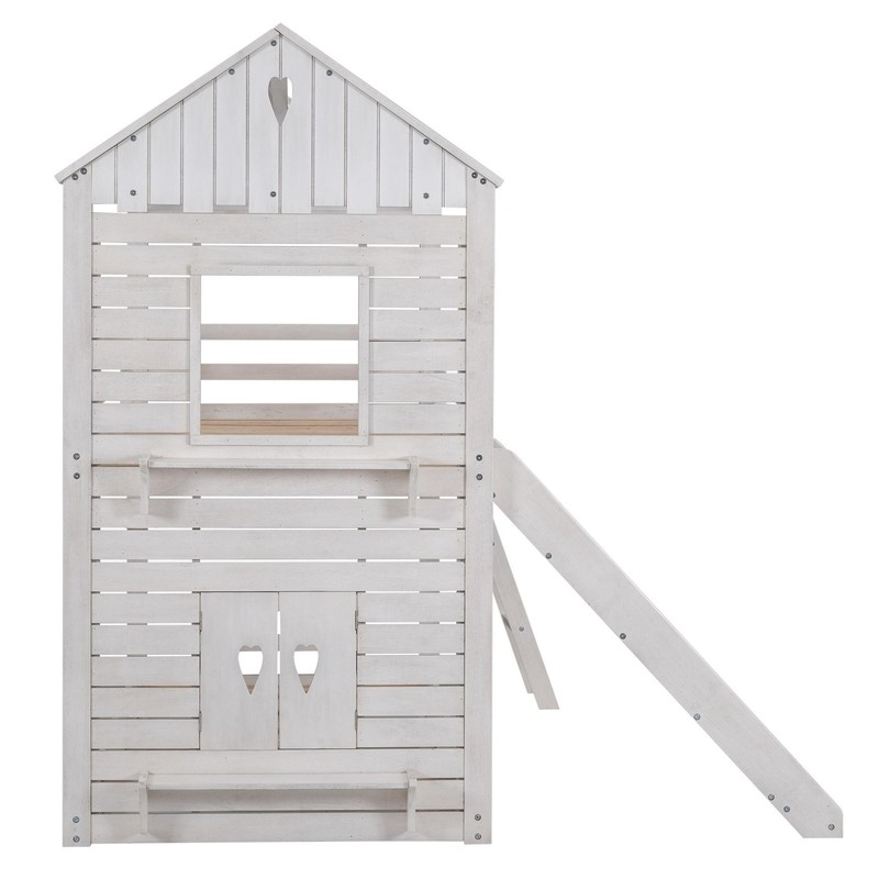 Brenner Twin Over Twin Solid Wood Standard Bunk Bed by Harper Orchard