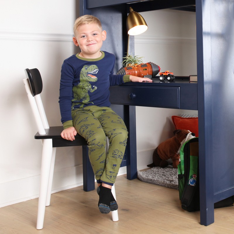 Brit Twin Over Twin 8 Drawer Solid Wood L-Shaped Bunk Beds with Bookcase by Sand & Stable™ Baby & Kids