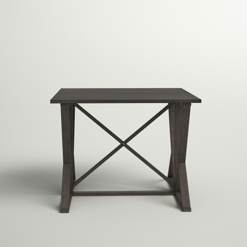 Buckwalter Counter Height Drop Leaf Solid Wood Dining Table