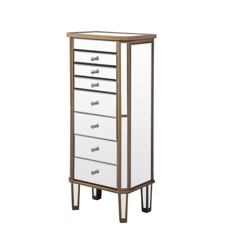 Caila 18'' Wide Jewelry Armoire with Mirror