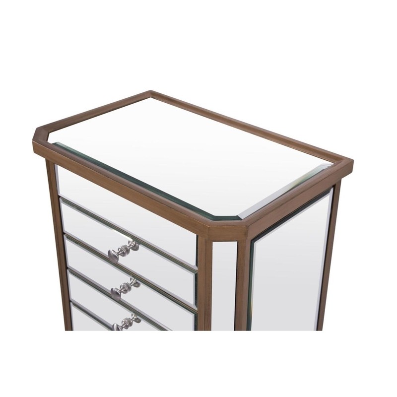 Caila 18'' Wide Jewelry Armoire with Mirror
