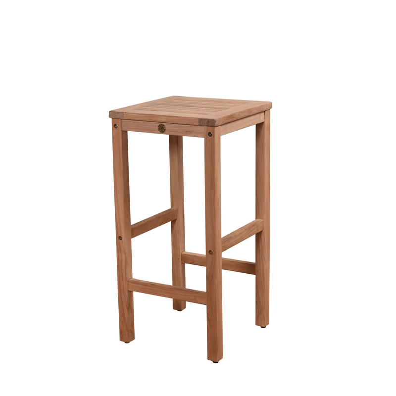 Camelle 30" Teak Patio Bar Stool
