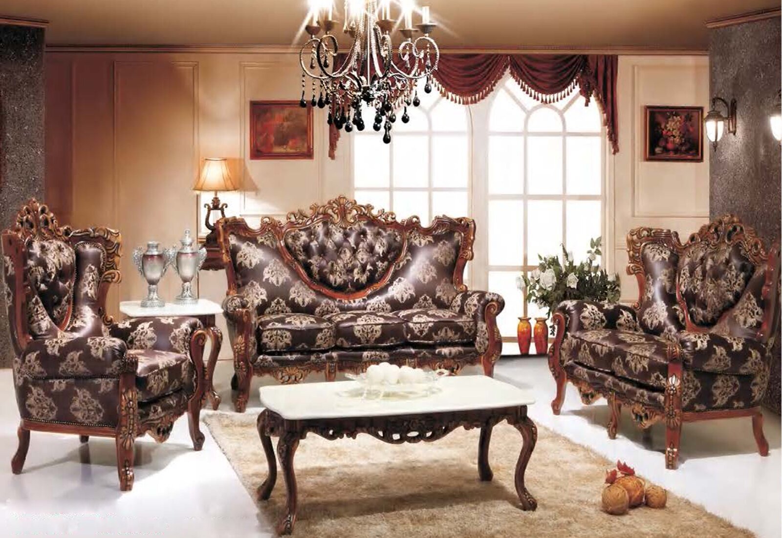 Cappucino Victorian Furniture Set