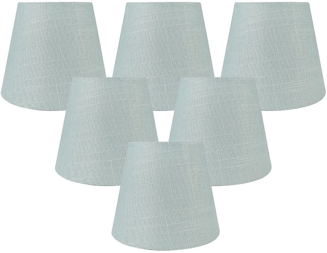New YOU PICK COLOR Fabric Pleated Mini Chandelier Lamp Shade Room Traditional 