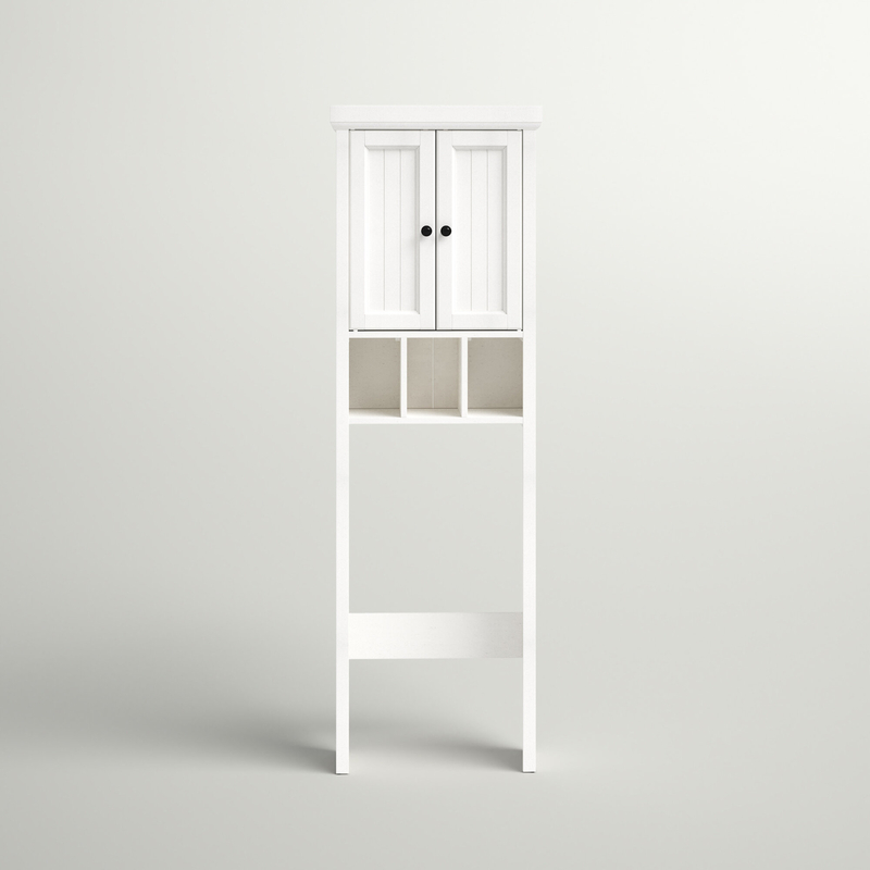 Carmel 23'' W x 72'' H x 11'' D Over-The-Toilet Storage