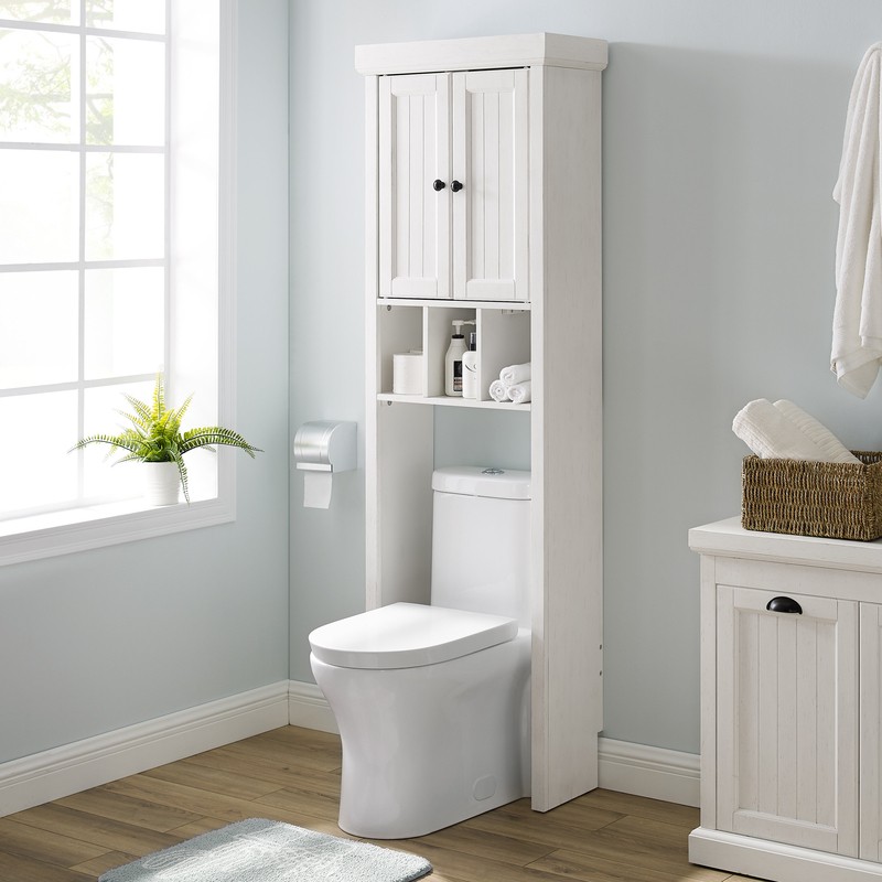 Carmel 23'' W x 72'' H x 11'' D Over-The-Toilet Storage
