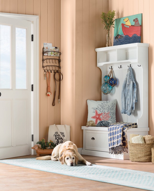 Carmel 40'' Wide Hall Tree with Bench and Shoe Storage