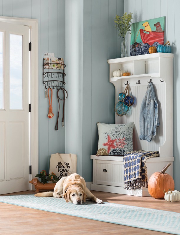 Carmel 40'' Wide Hall Tree with Bench and Shoe Storage