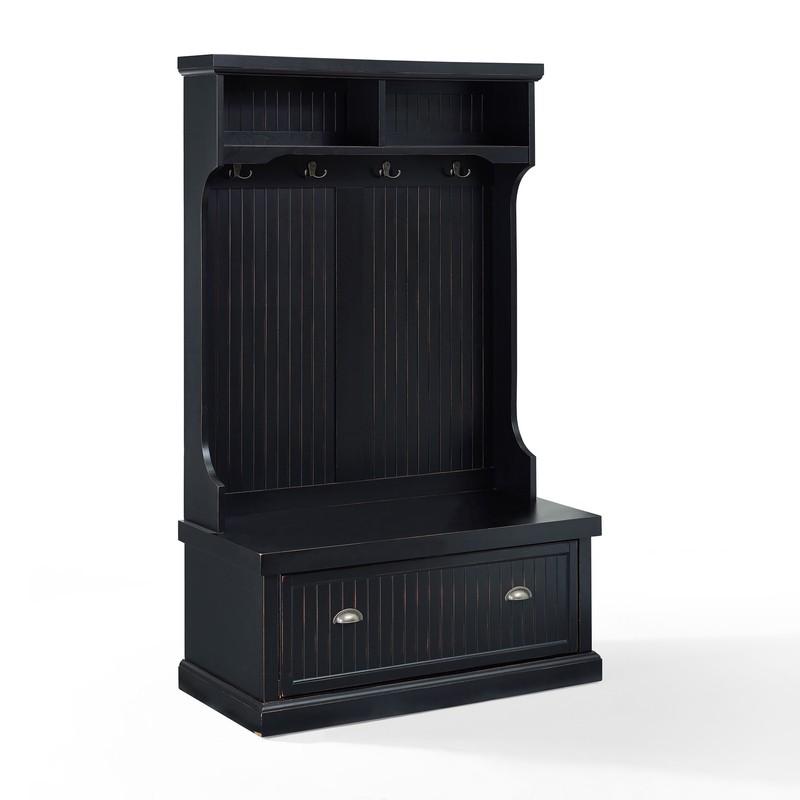 Carmel 40'' Wide Hall Tree with Bench and Shoe Storage