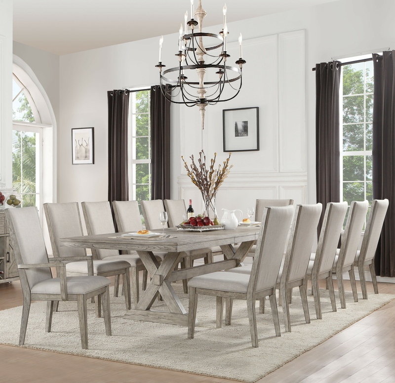 16 person square dining table