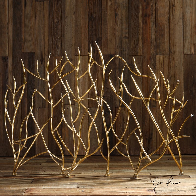 Cathcart Single Panel Iron Fireplace Screen