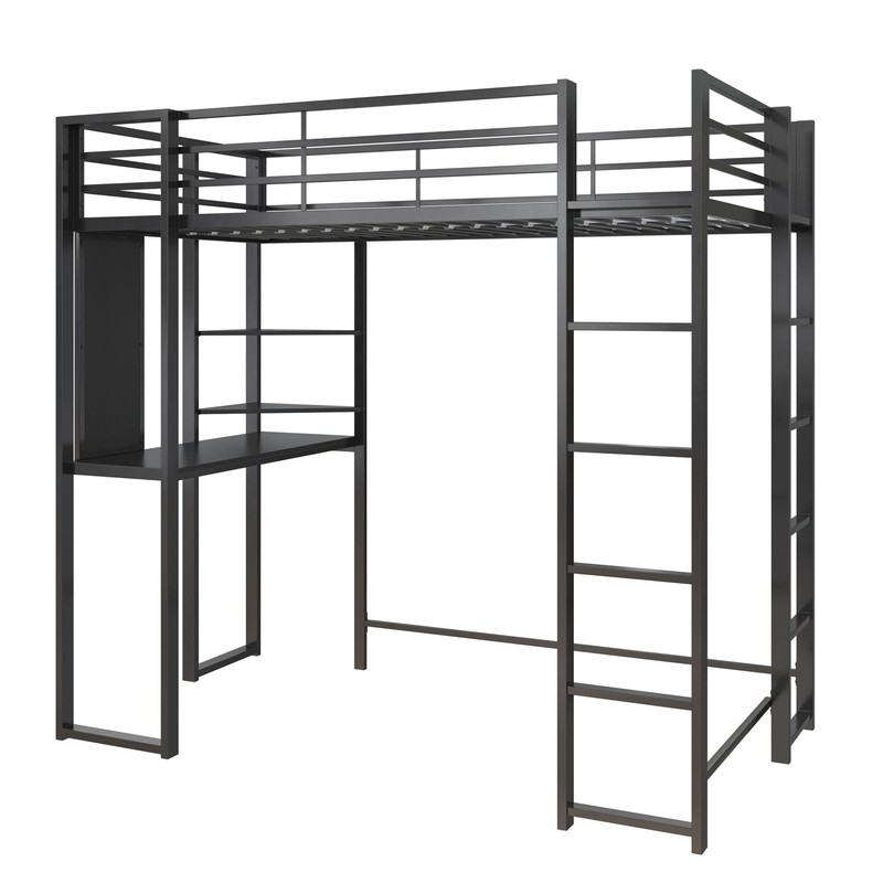 Cato Loft Bed with Bookcase by Mack & Milo™
