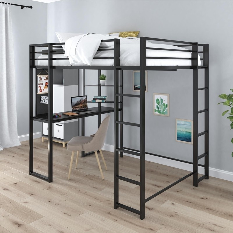 Cato Loft Bed with Bookcase by Mack & Milo™