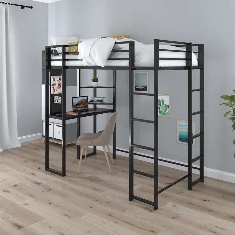 Cato Loft Bed with Bookcase by Mack & Milo™