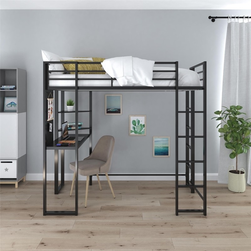 Cato Loft Bed with Bookcase by Mack & Milo™