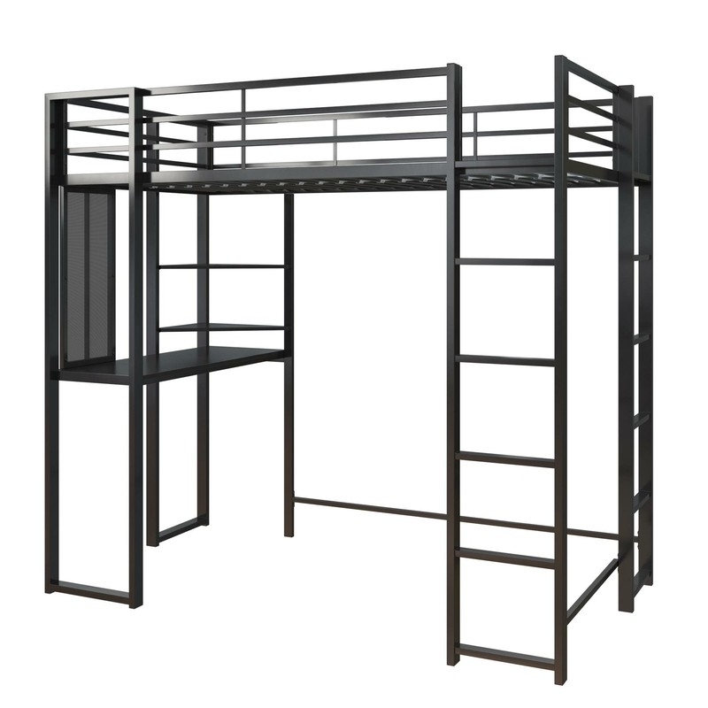 Cato Loft Bed with Bookcase by Mack & Milo™