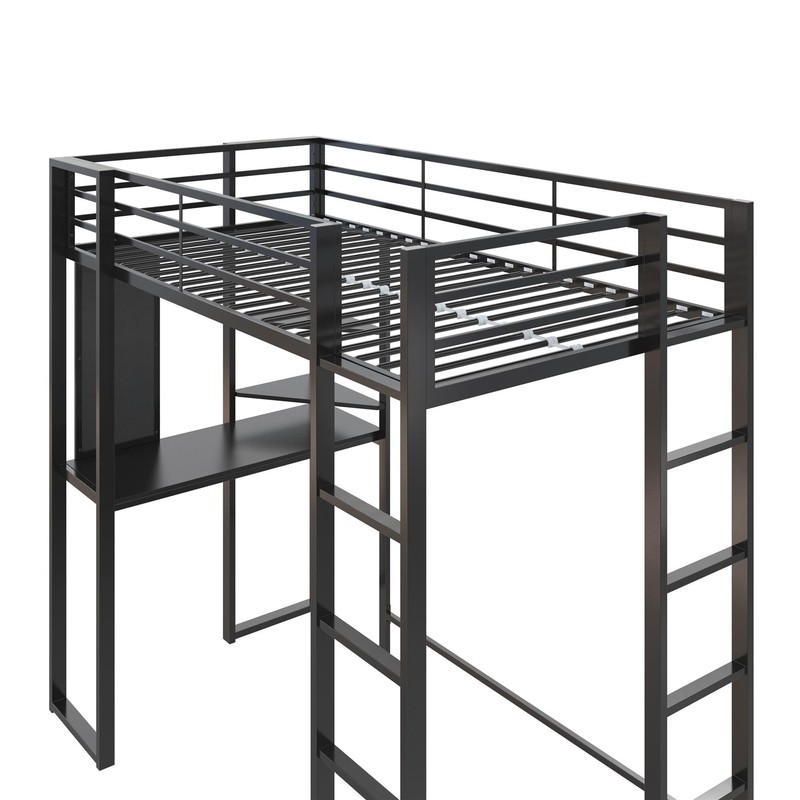 Cato Loft Bed with Bookcase by Mack & Milo™