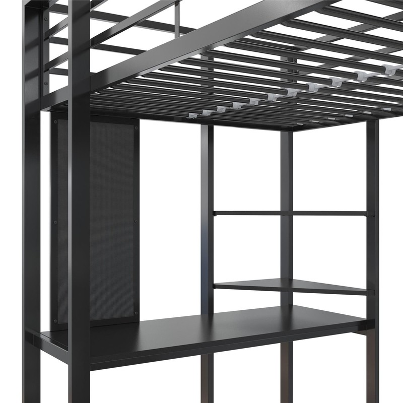 Cato Loft Bed with Bookcase by Mack & Milo™