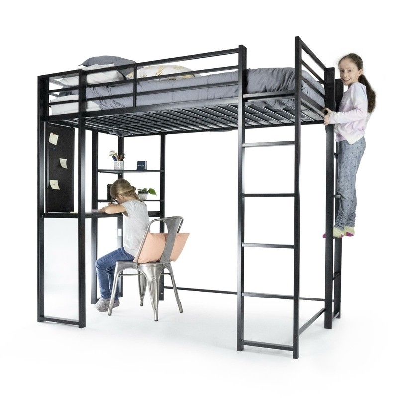 Cato Loft Bed with Bookcase by Mack & Milo™
