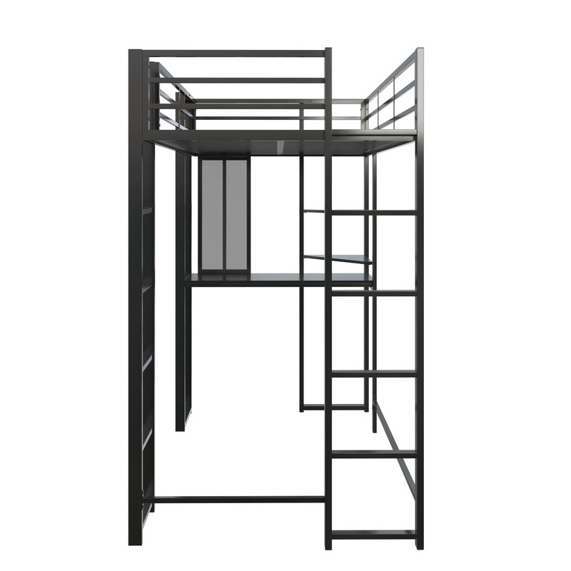 Cato Loft Bed with Bookcase by Mack & Milo™