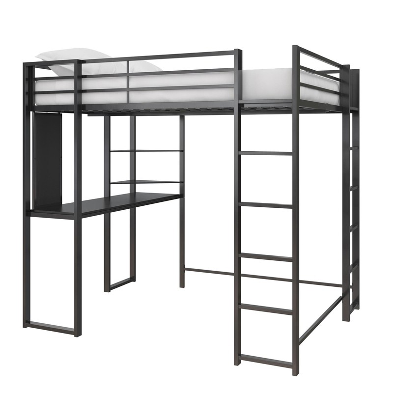 Cato Loft Bed with Bookcase by Mack & Milo™