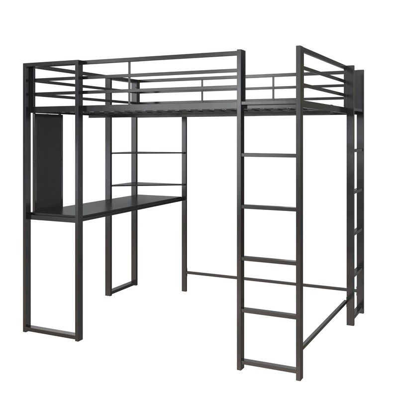 Cato Loft Bed with Bookcase by Mack & Milo™