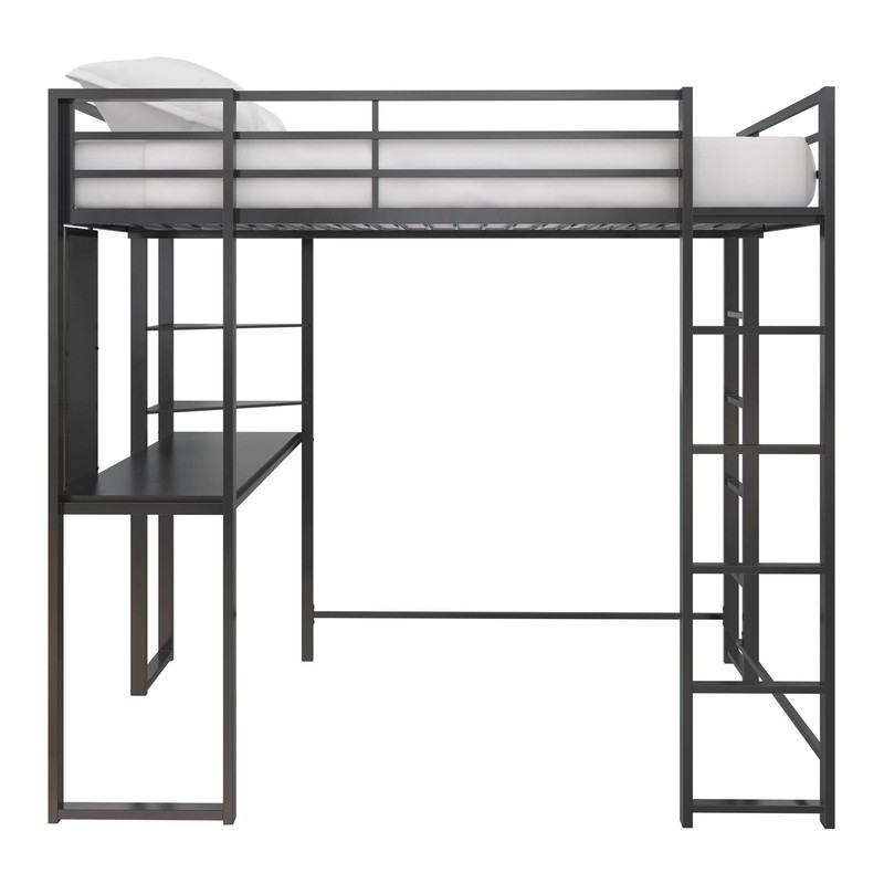 Cato Loft Bed with Bookcase by Mack & Milo™