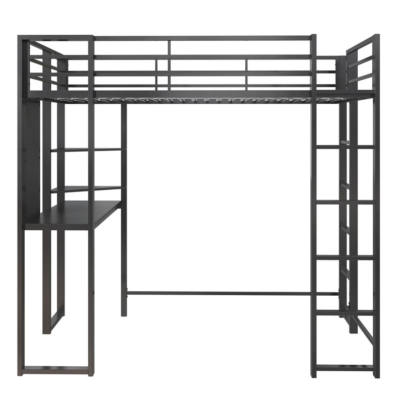 Cato Loft Bed with Bookcase by Mack & Milo™