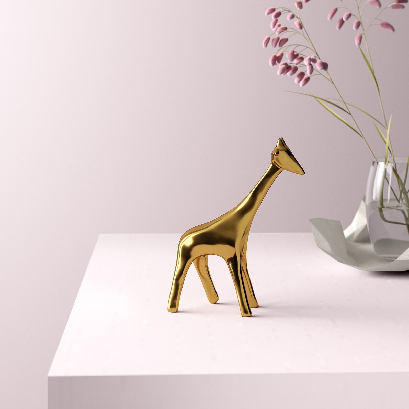 Ceramic 10” Tall Giraffe Ornament