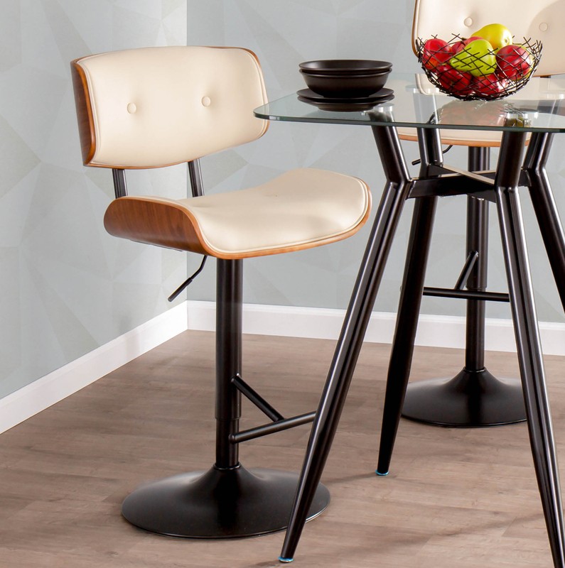 Chaeli Swivel Adjustable Height Bar Stool