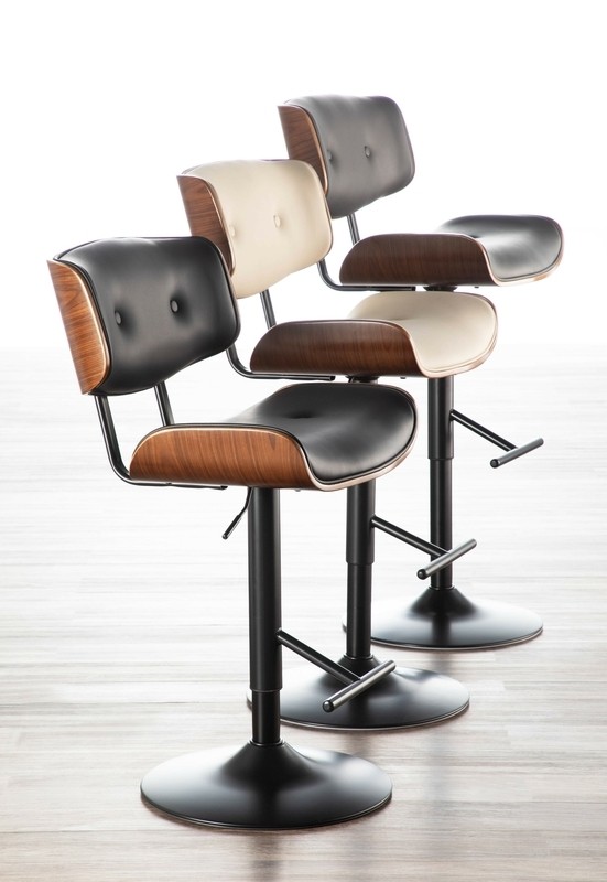 Chaeli Swivel Adjustable Height Bar Stool