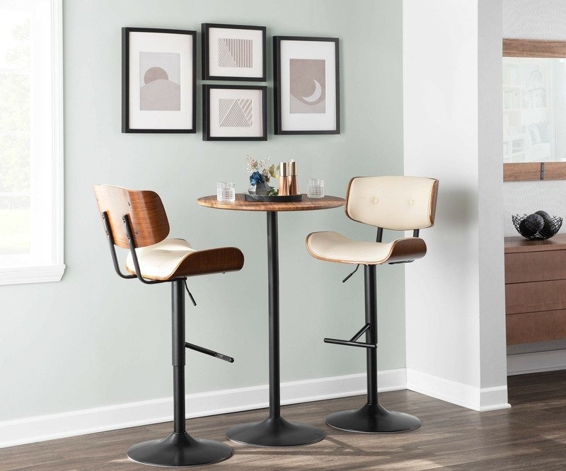Chaeli Swivel Adjustable Height Bar Stool