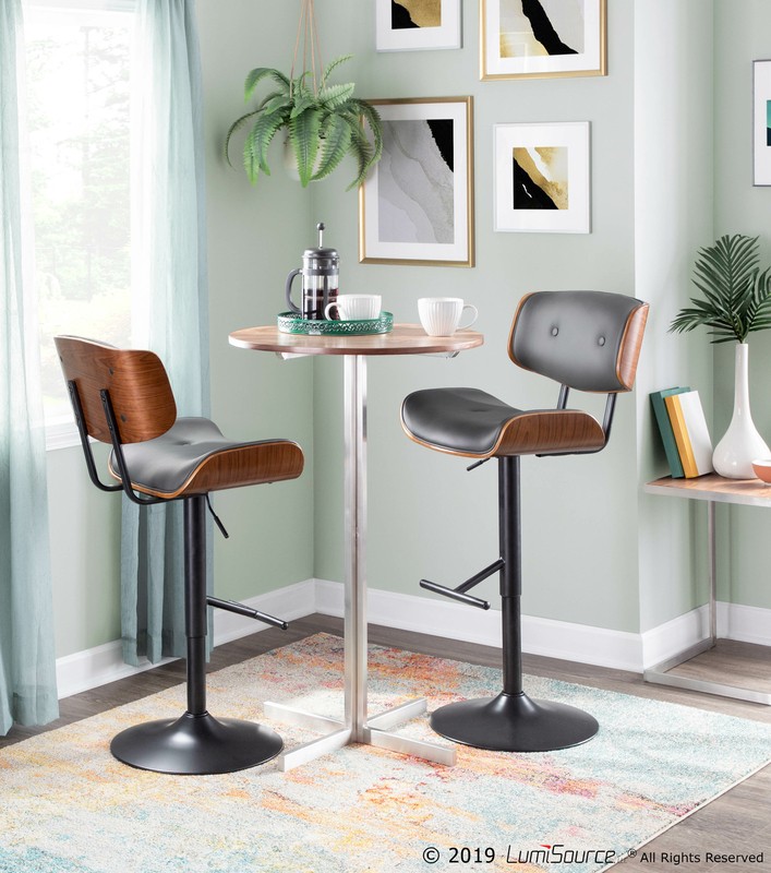 Chaeli Swivel Adjustable Height Bar Stool