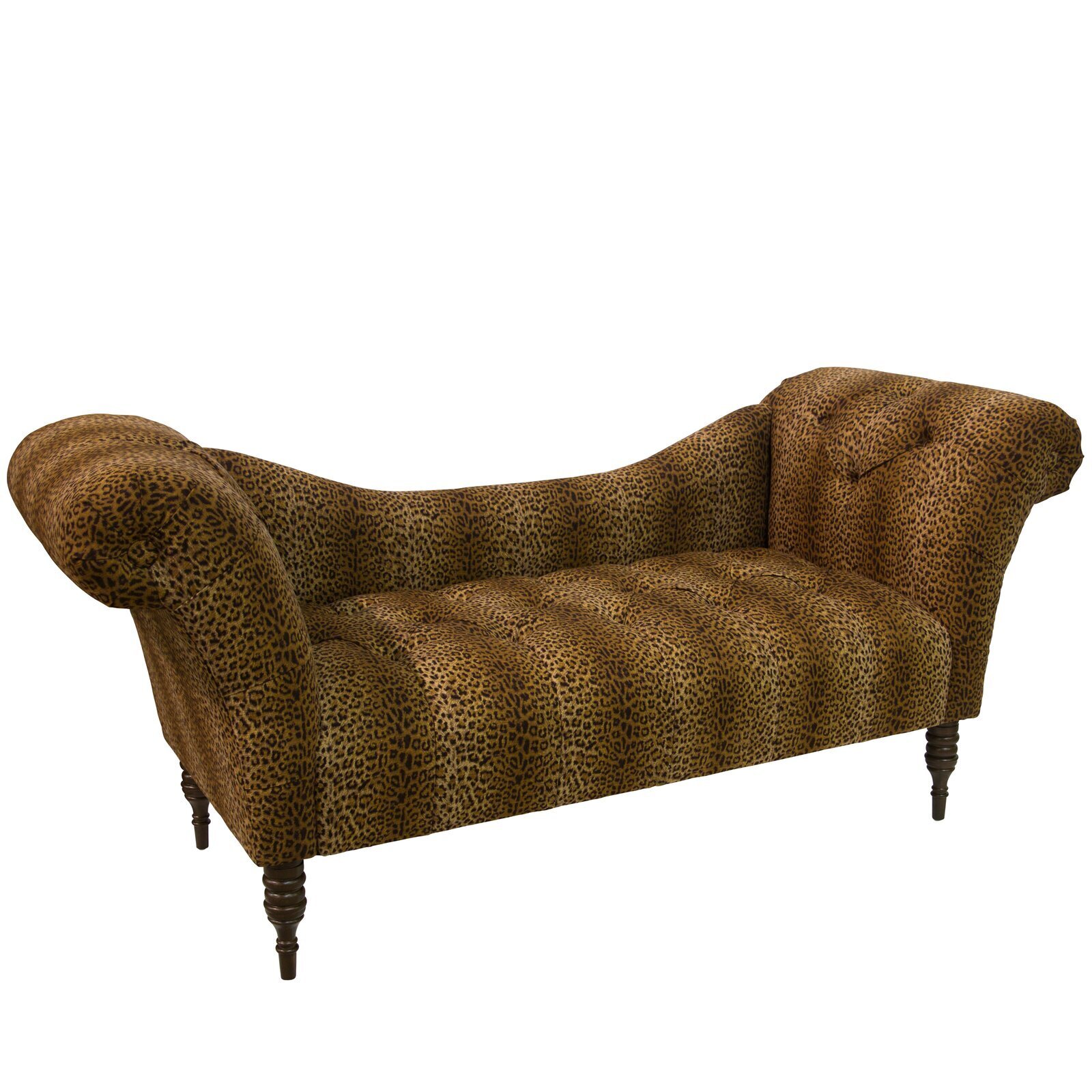 Chaise Lounge Leopard Accent Chair