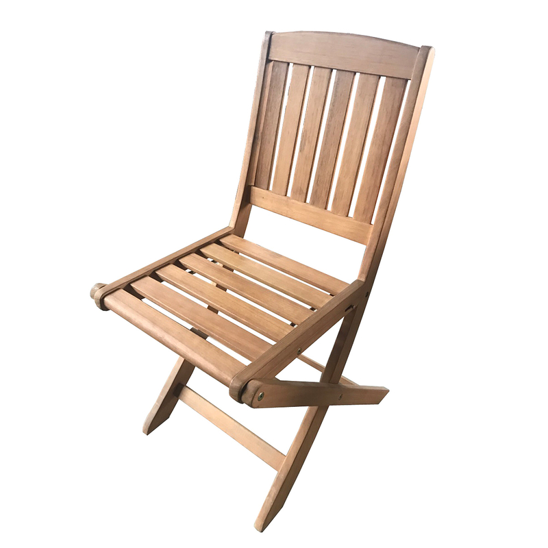 Chardon Solid Wood Patio Folding Chair, Set of 2