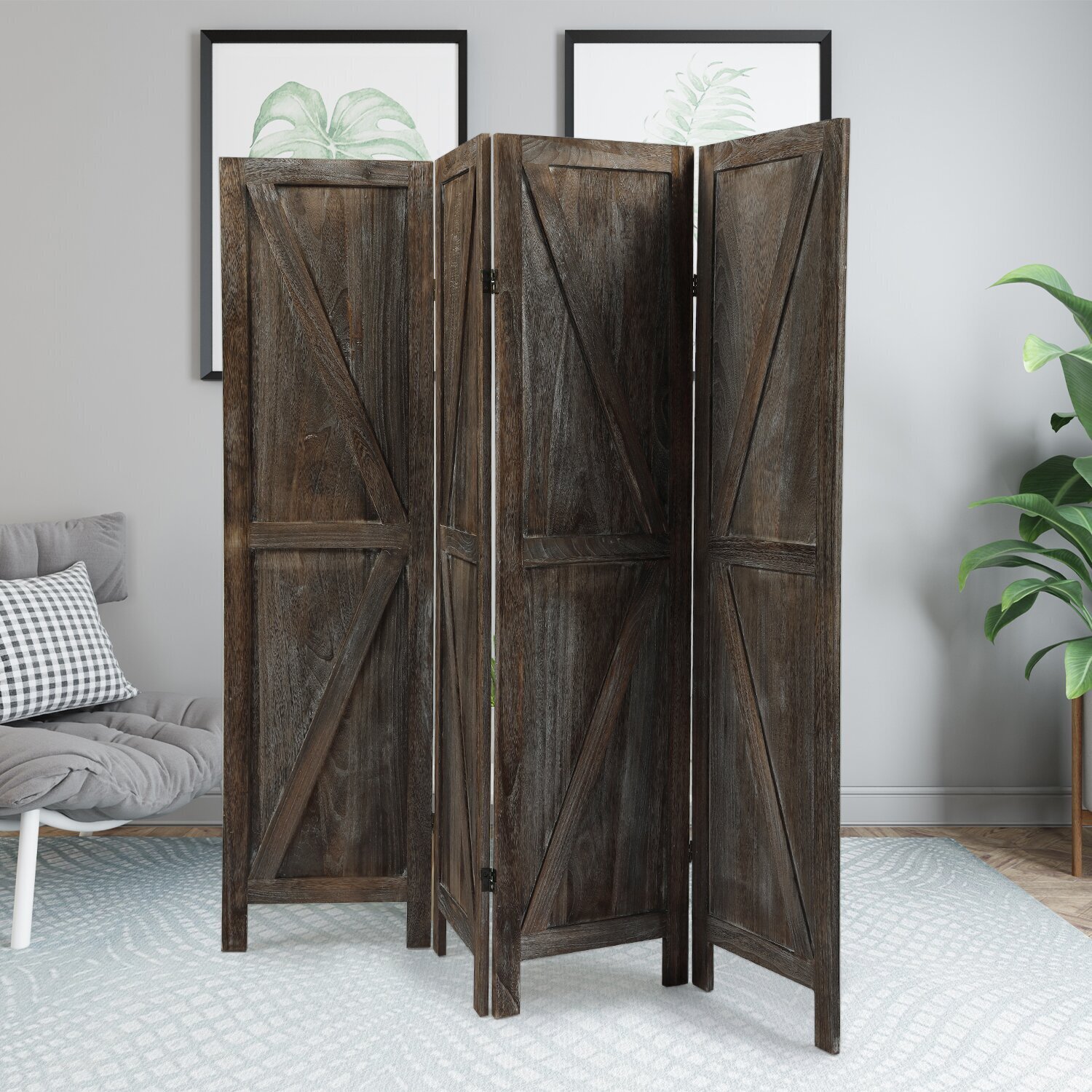 Charming Country Style Solid Room Dividers