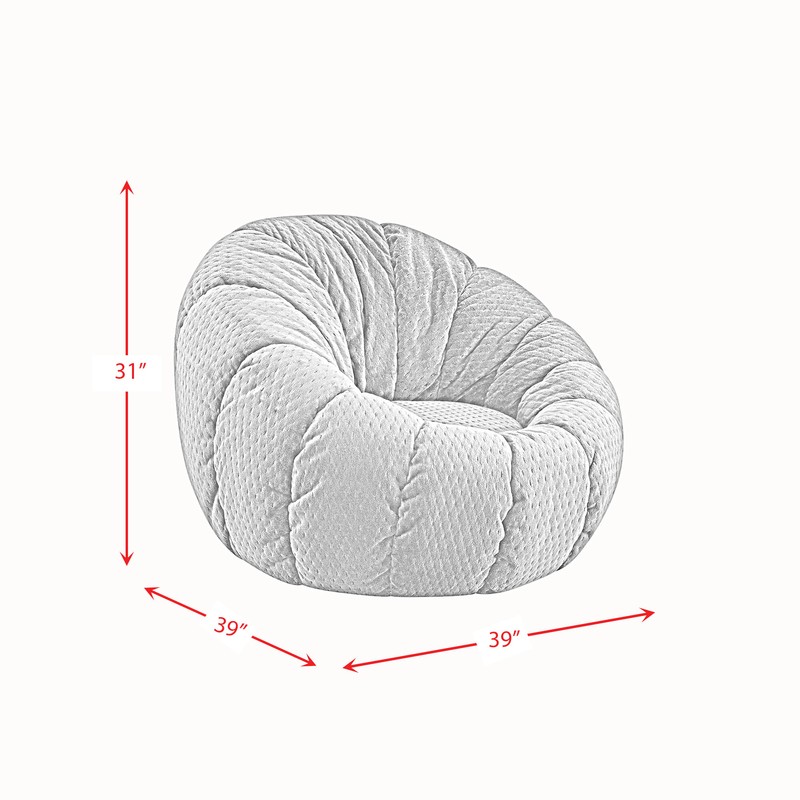Chessa 39'' Wide Tufted Papasan Chair