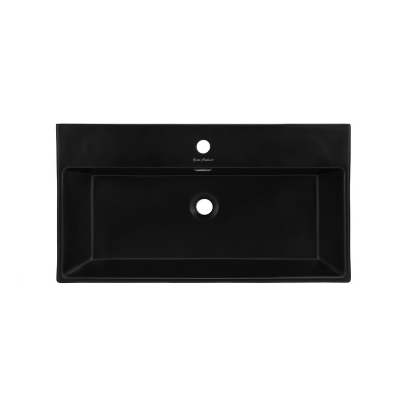 Claire 30" Tall Ceramic Rectangular Console Bathroom Sink with Overflow