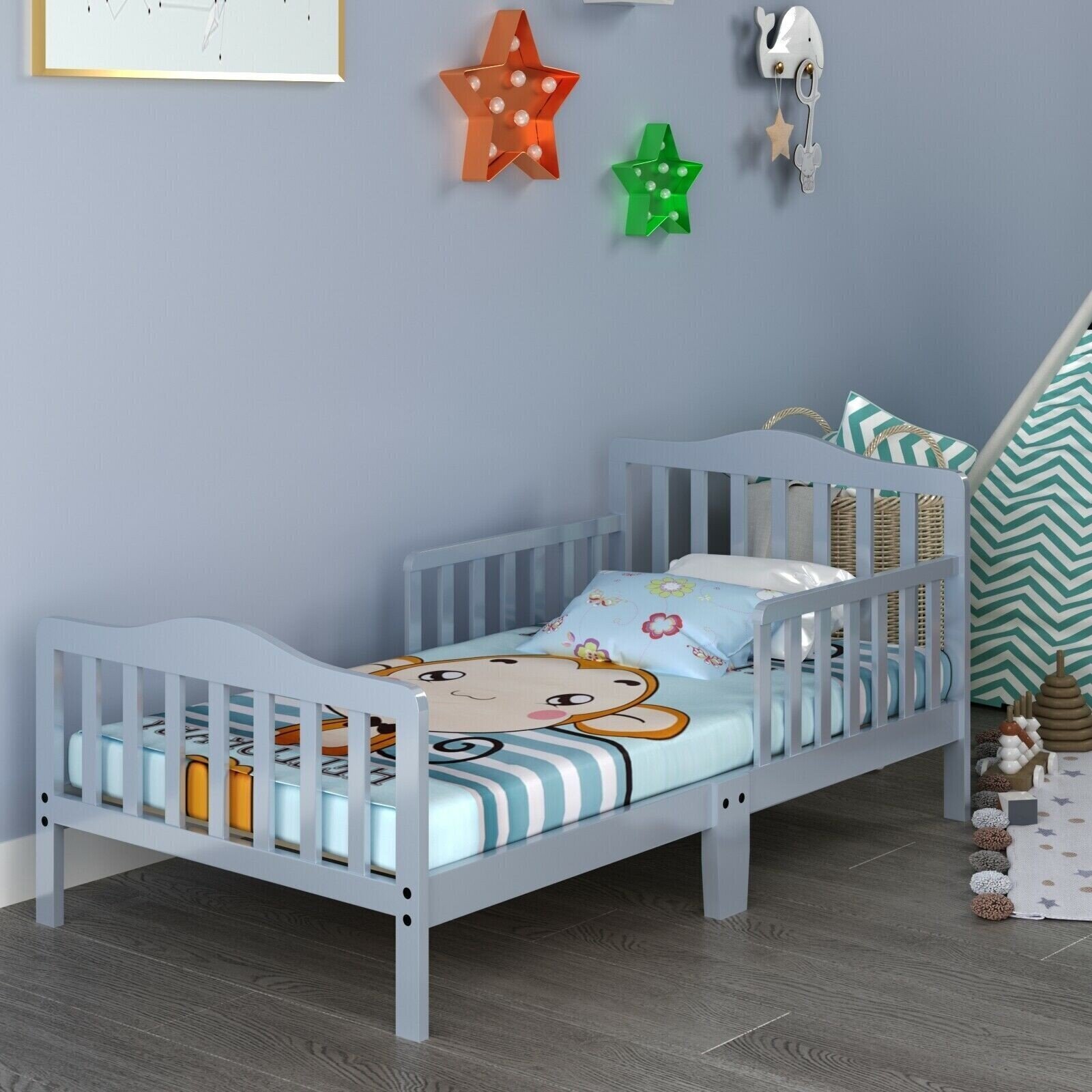 Classic Design Convertible Toddler Bed