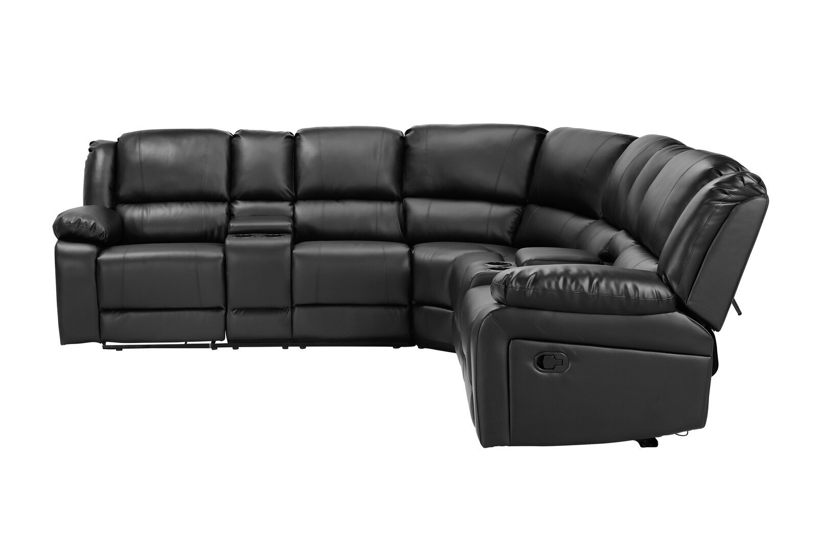 Classic Reclining Sofa Chaise