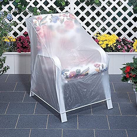 Clear Vinyl Outdoor Furniture Cover for Chairs 