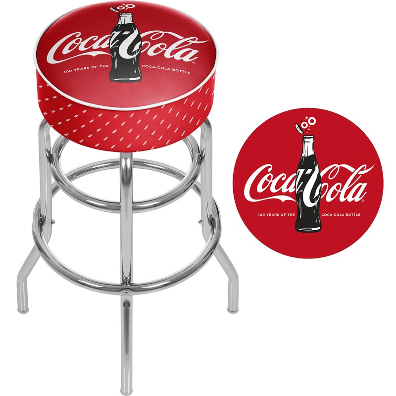 Coca Cola Swivel 31" Bar Stool