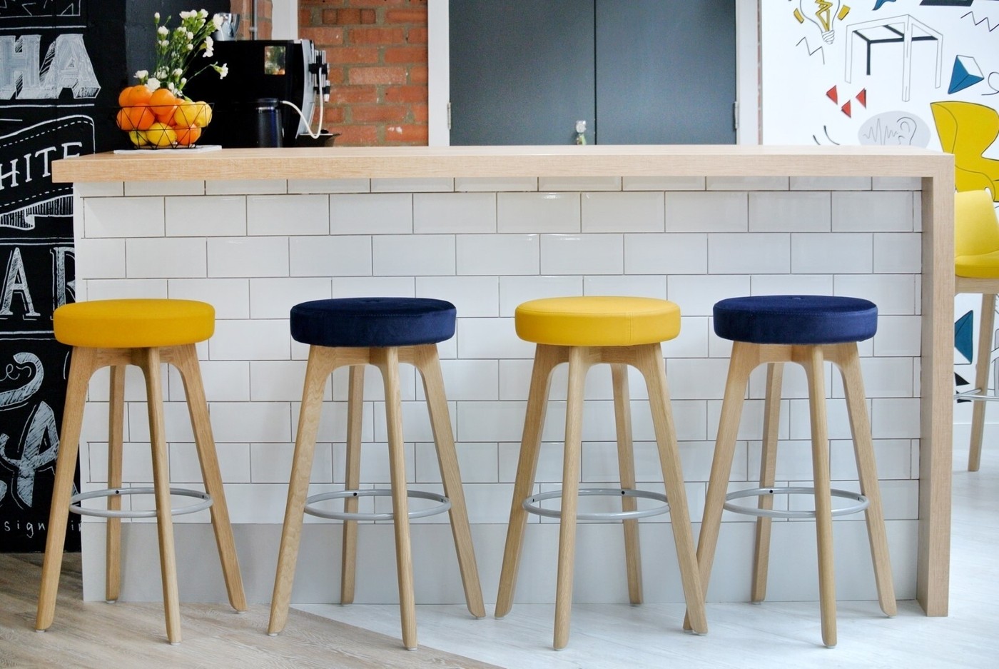 Colored stools
