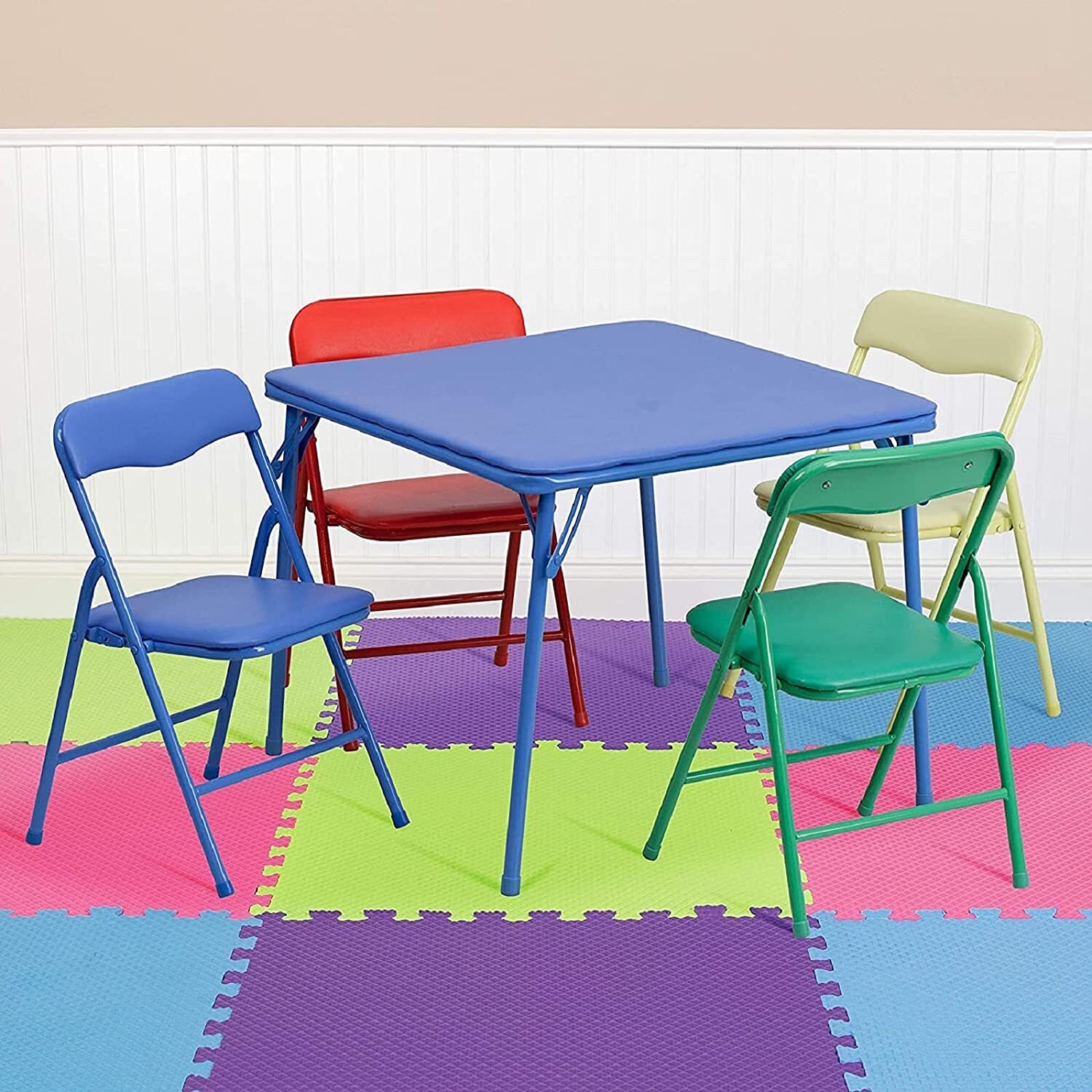Colorful Kids Table and Chair Set 
