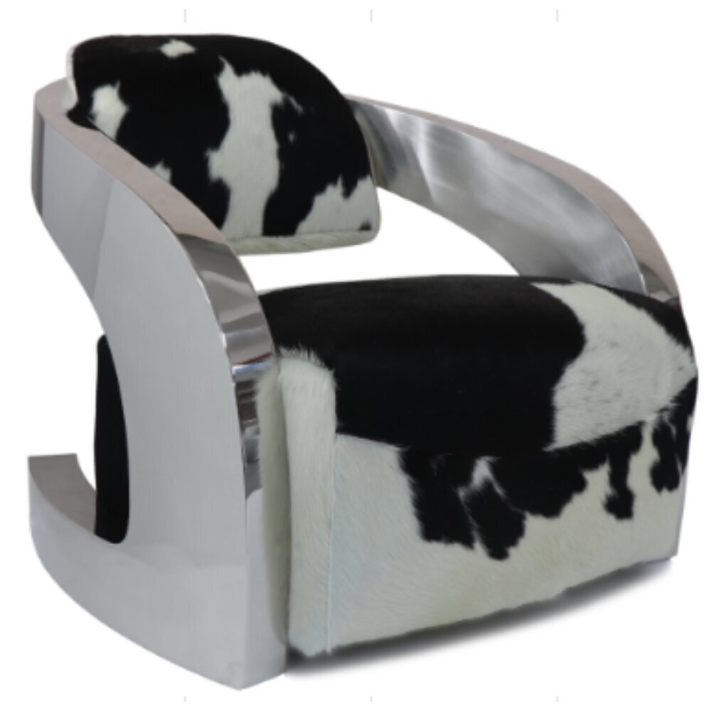 Contemporary Luxurious Cowhide Chair 