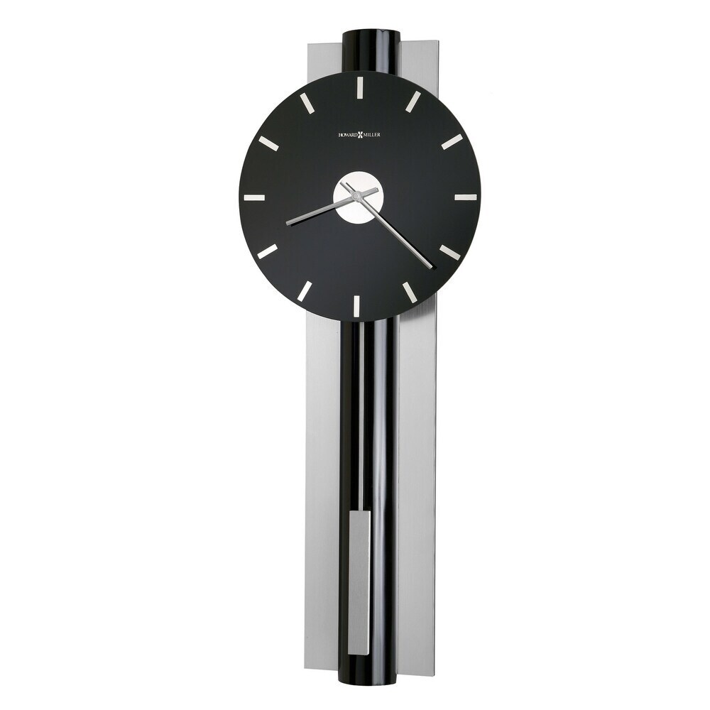 Contemporary Pendulum Glass Clock